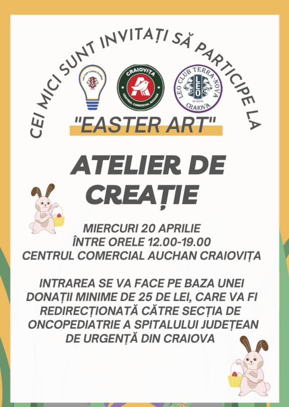 Atelier de creație Easter Art la Craiovița
